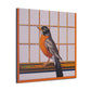 "Robins Singing Deco" - Canvas