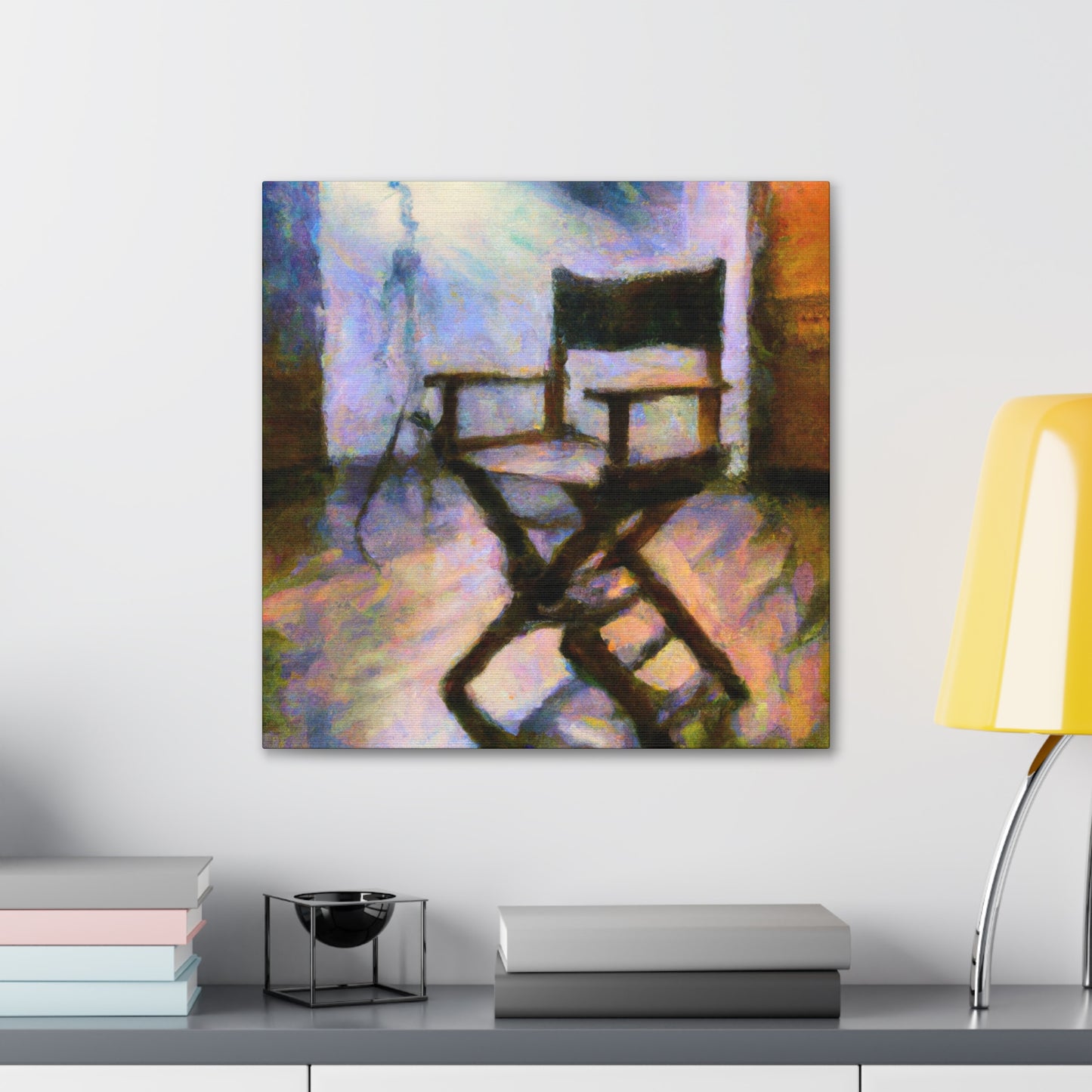 Director's Chair Illuminated - Canvas