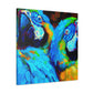 Colorful Macaw Wonders - Canvas