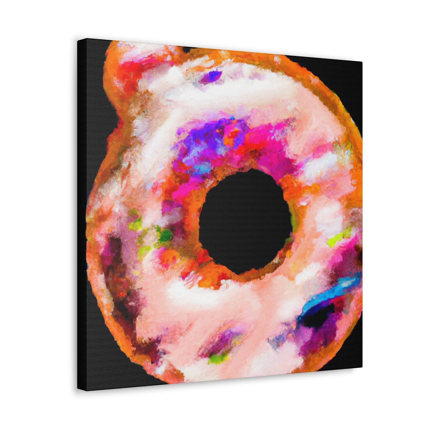 "Doughnut Fauvist Dream" - Canvas