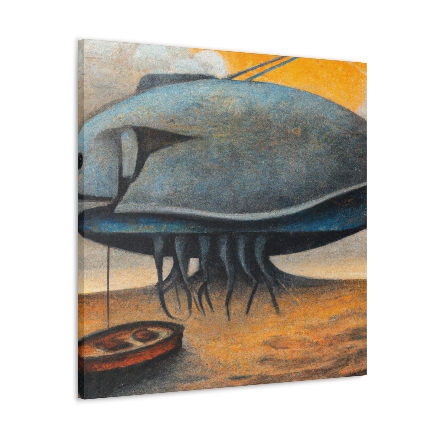 Bass Fishing Dreamscape - Canvas