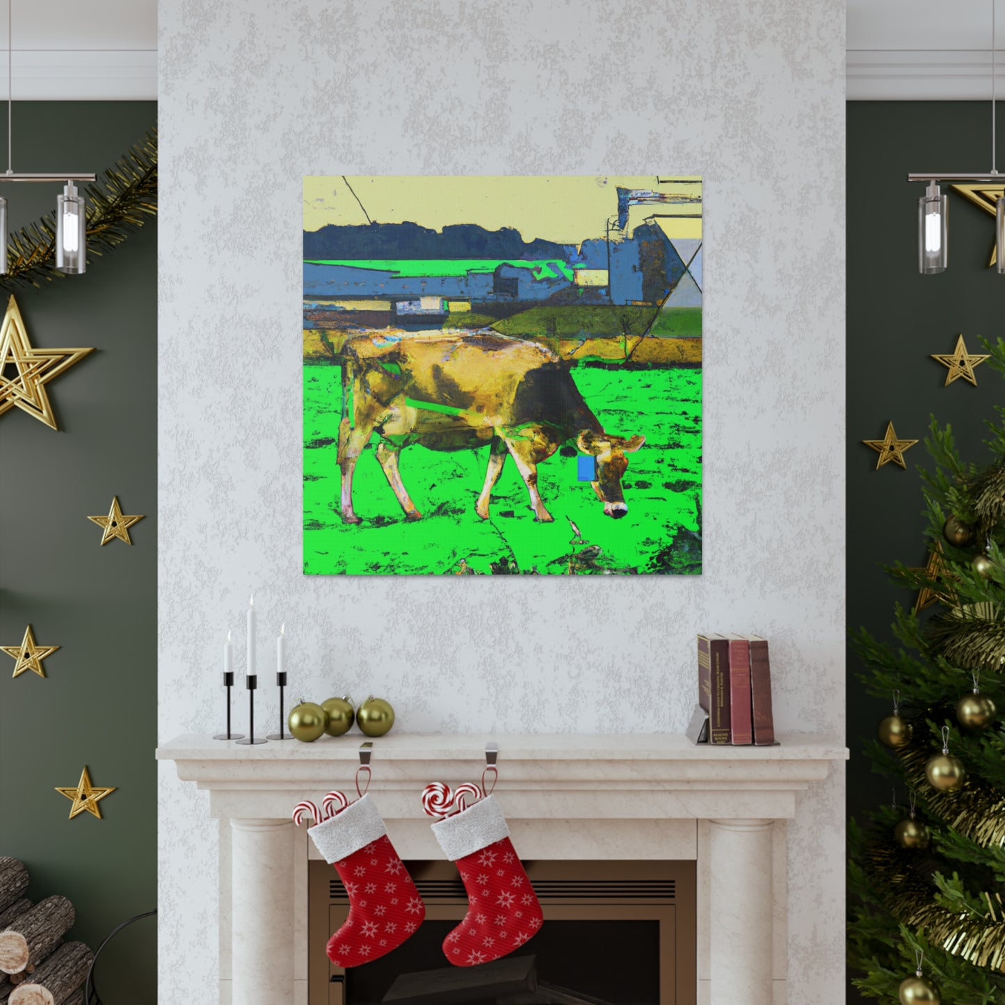 "Cow On The Farm" - Canvas