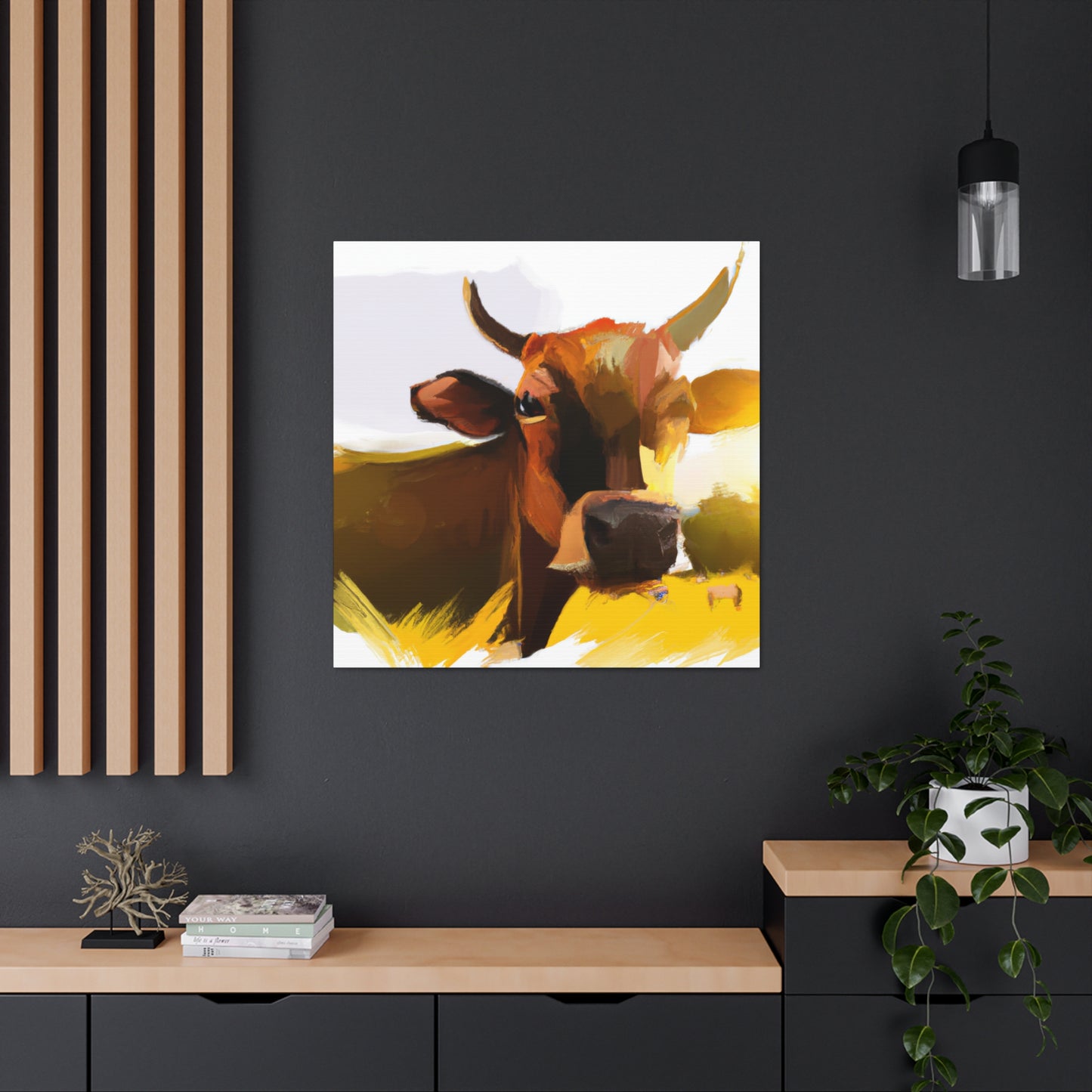 Pastoral Bovine Beauty - Canvas