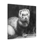 Ferret in Impressionism - Canvas