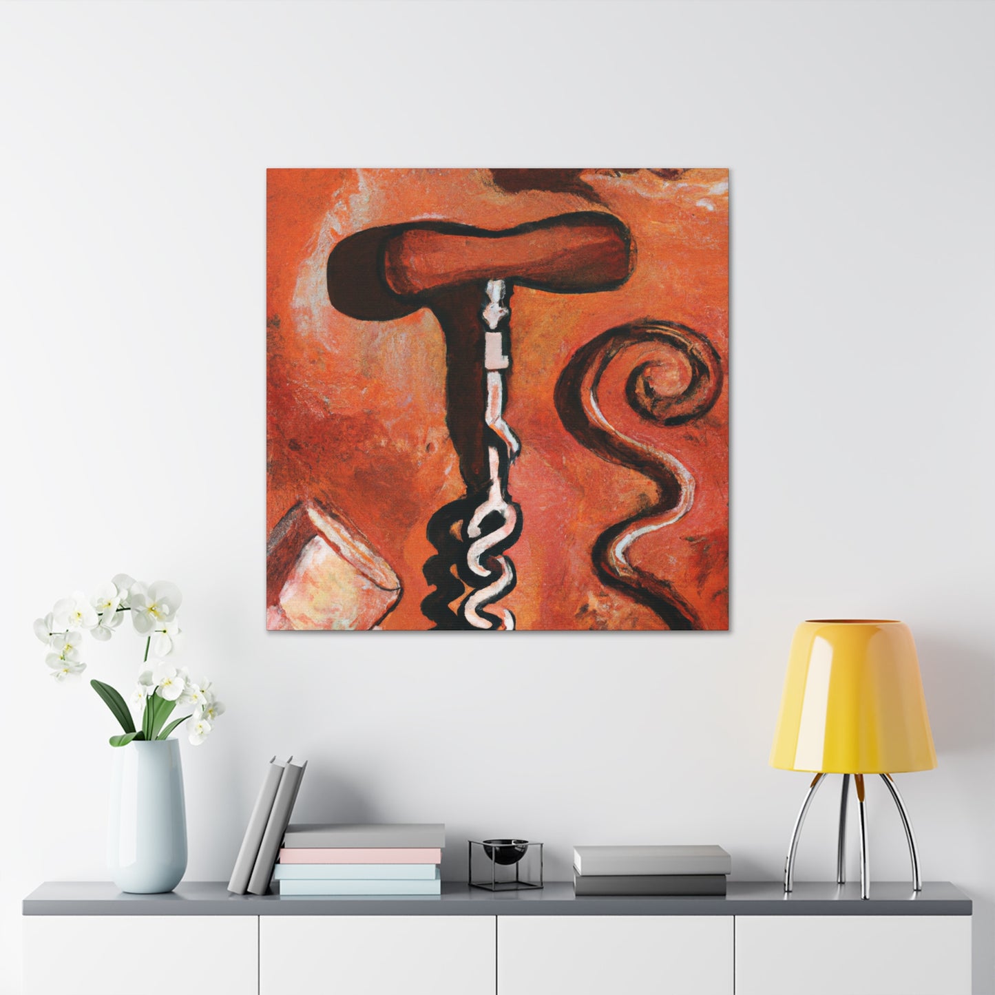 "Corkscrew Whimsicality" - Canvas