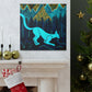 Cougar in Motion Art - Canvas