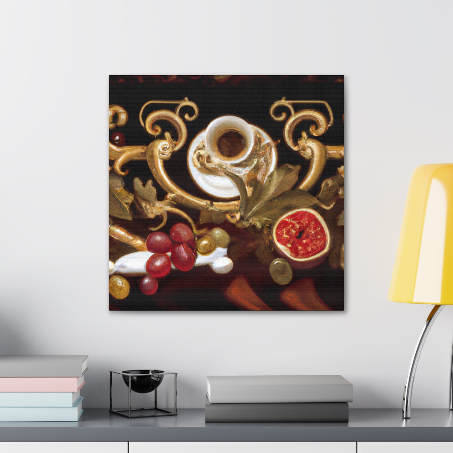 Coffee in Repose. - Canvas