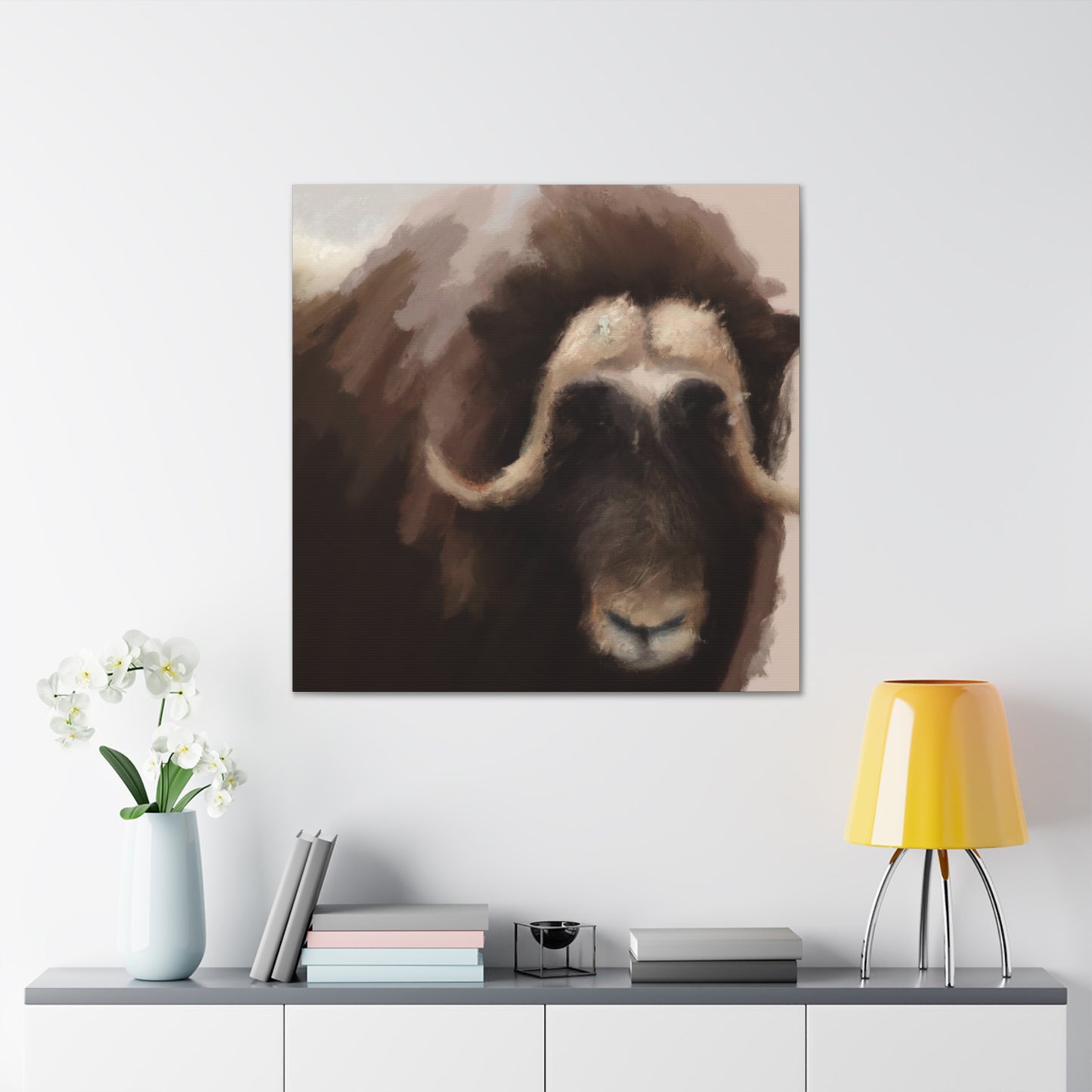 Musk Ox Majesty - Canvas