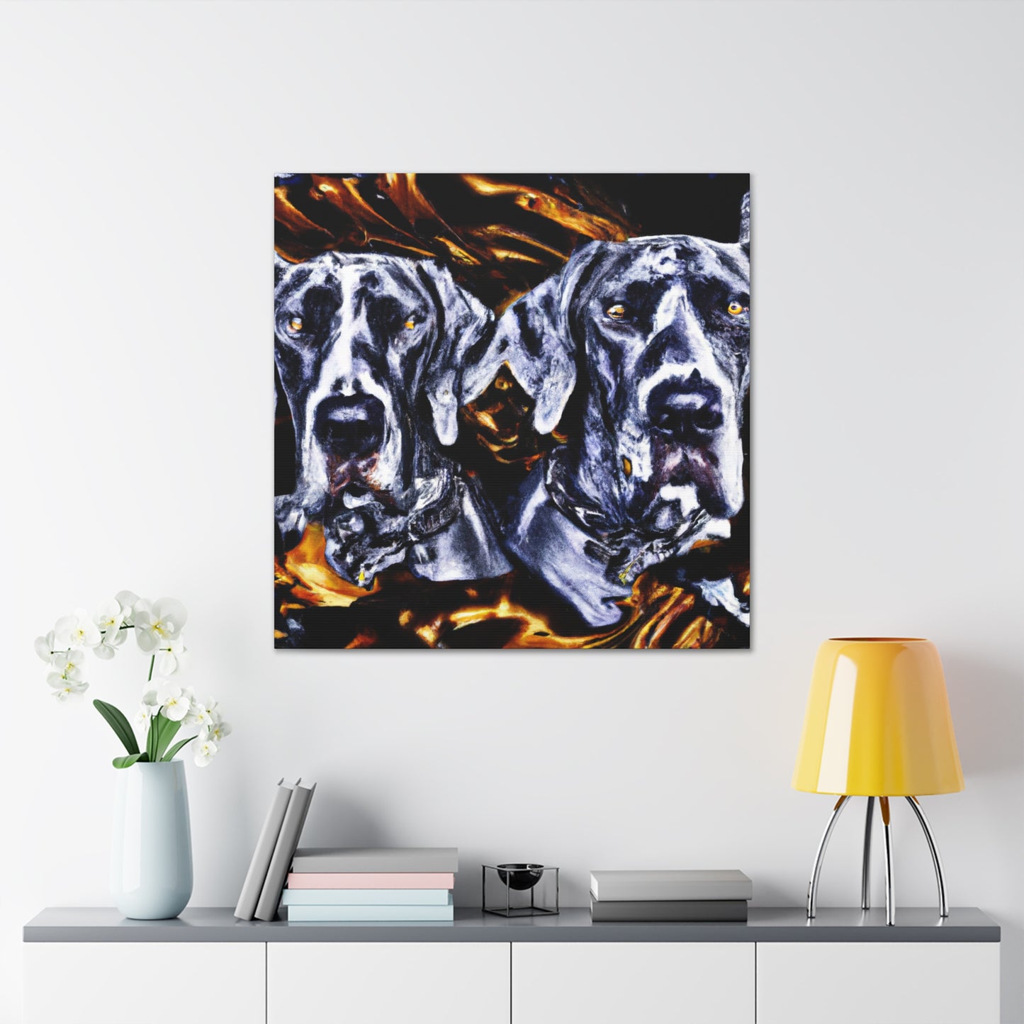 Great Dane in Dreamland - Canvas