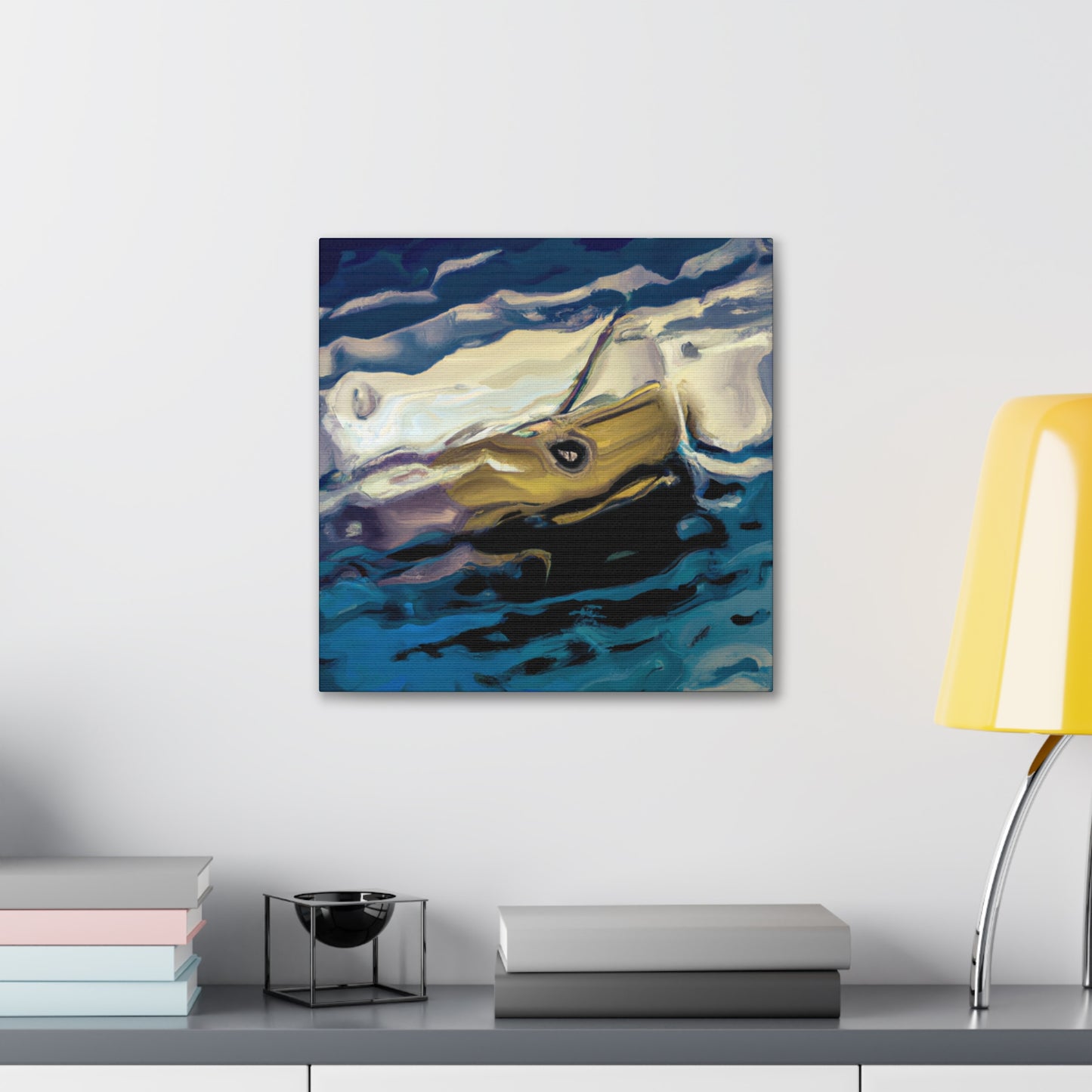 "Dinghy Sails Afloat" - Canvas