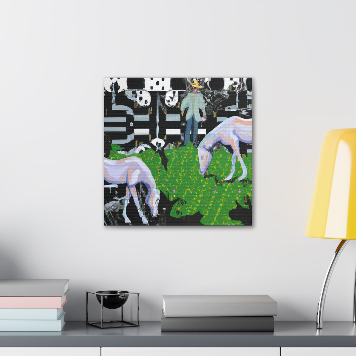 Majestic Grazing Horses - Canvas