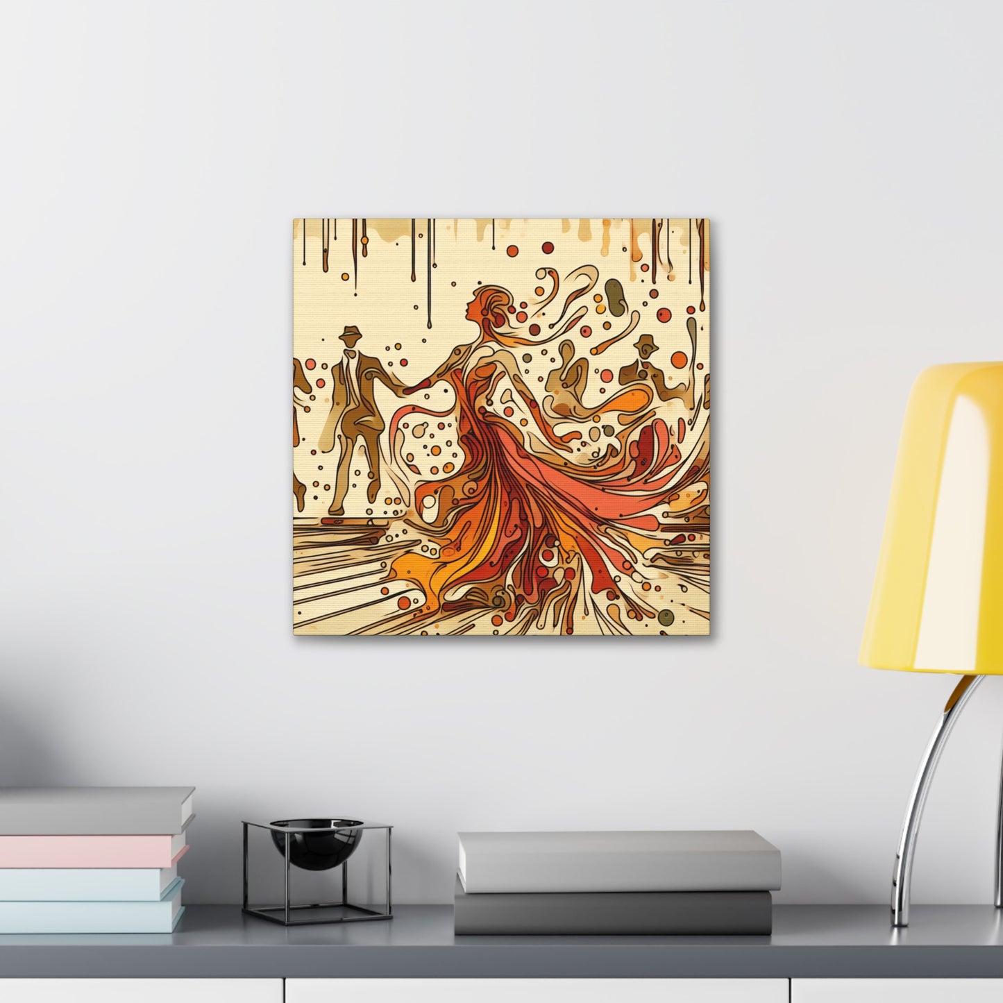 Graceful Melodies in Movement - Canvas