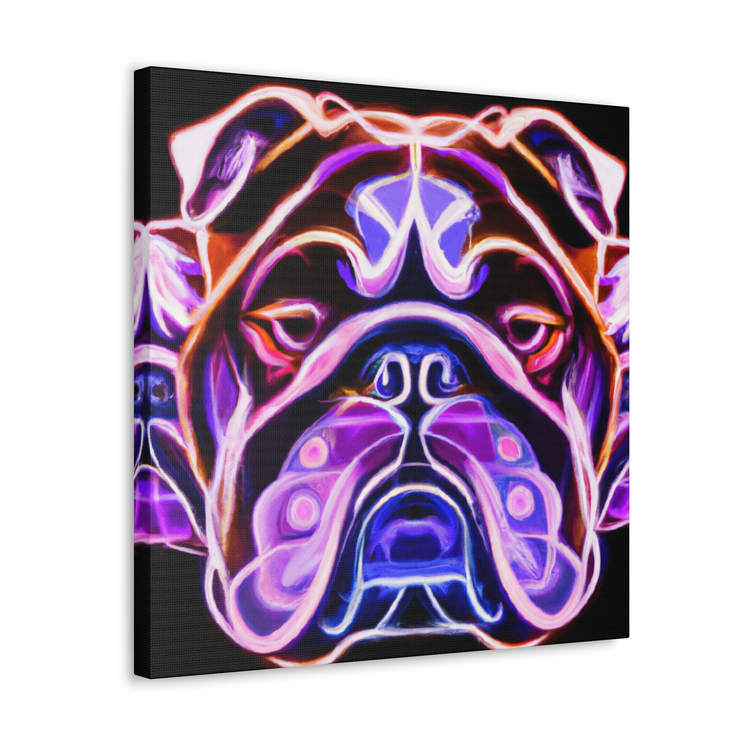 "Regal English Bulldog" - Canvas