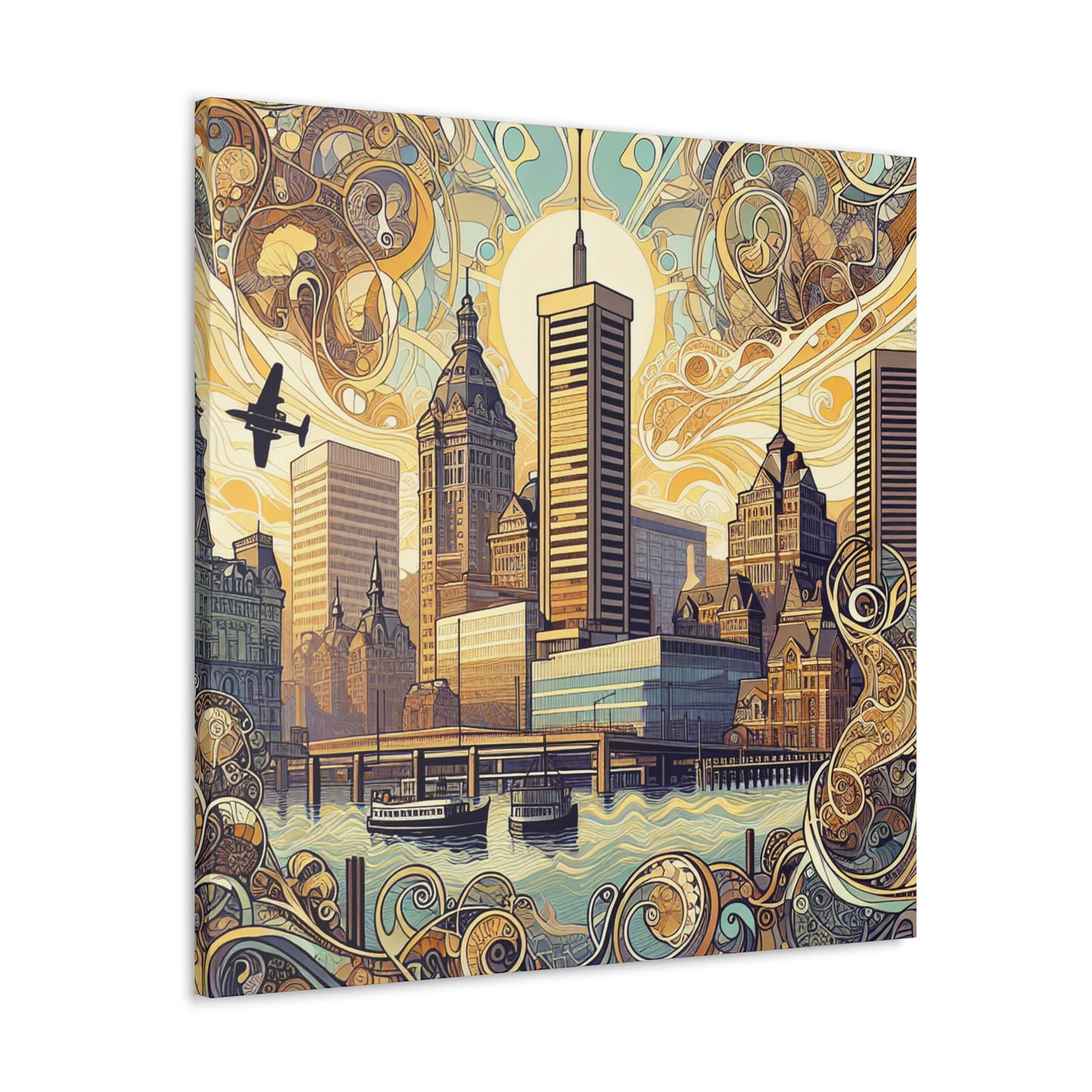 "Baltimore's Organic Elegance" - Canvas