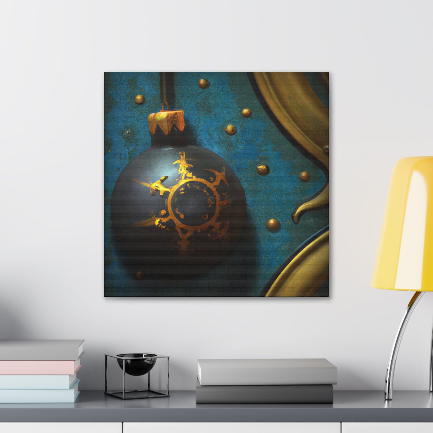 Steampunk Christmas Baubles - Canvas