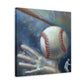 "Baseball in Hyperrealism" - Canvas