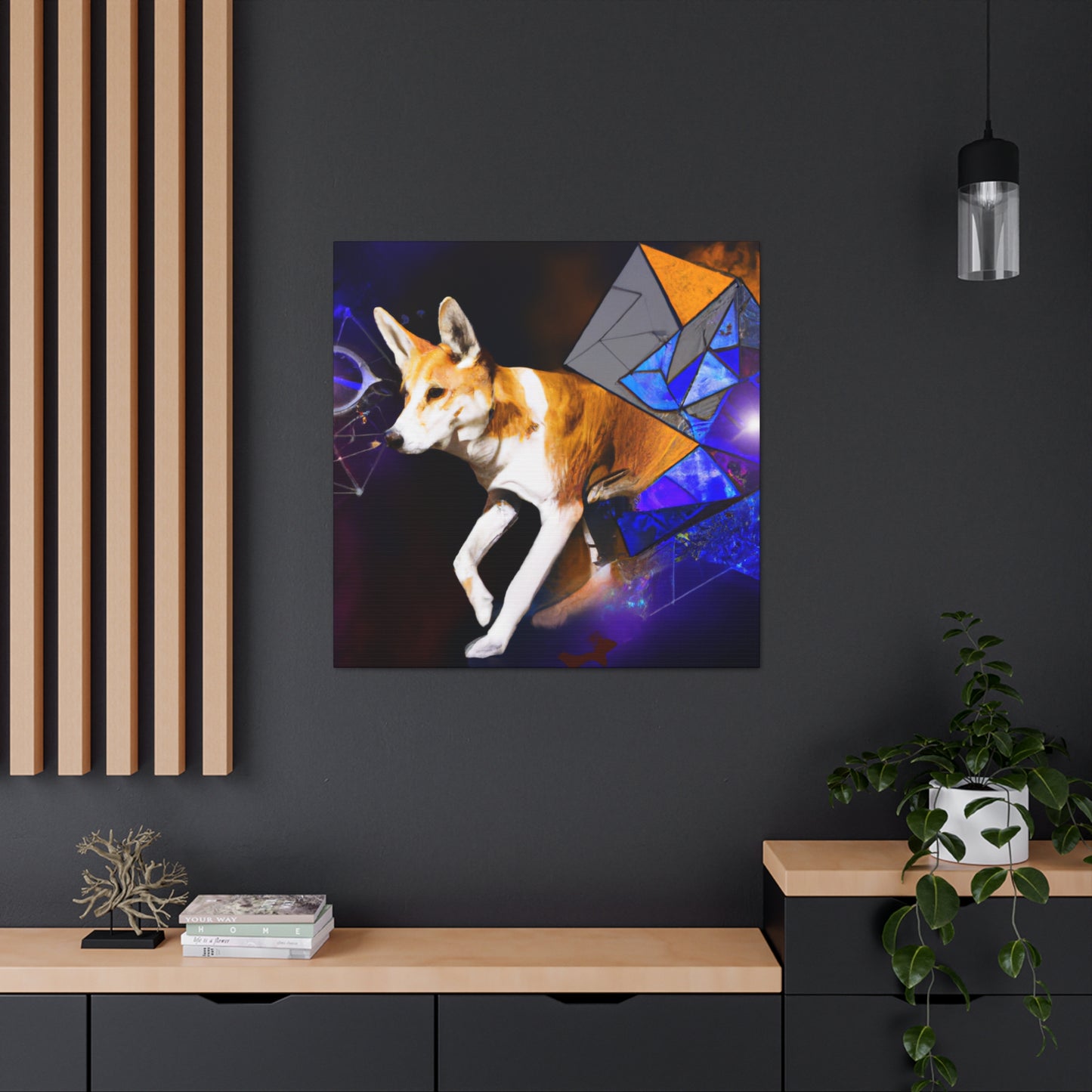 "Dingo Surreal Dreamscape" - Canvas