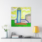 "Silo in Impressionism" - Canvas