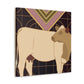 "Pastoral Art Deco Jersey" - Canvas