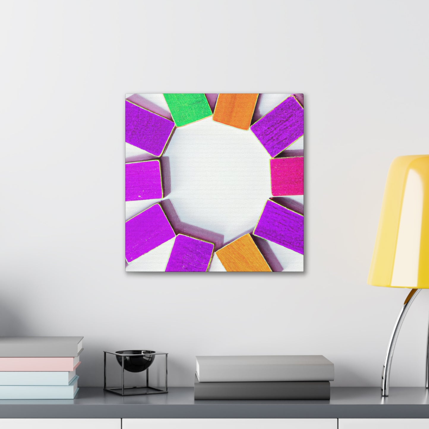 Luminous Abstract Odyssey - Canvas