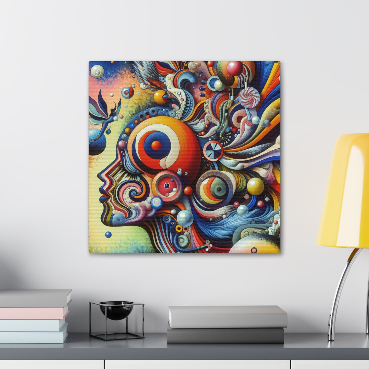 "Enigmatic Dreamscape Unveiled" - Canvas