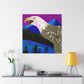 "The Bald Eagle Flies". - Canvas