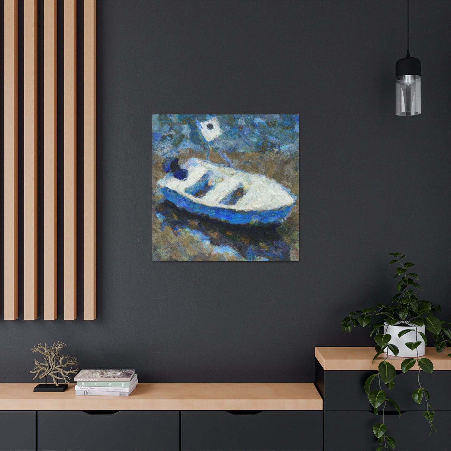 "Dinghy on Still Waters" - Canvas