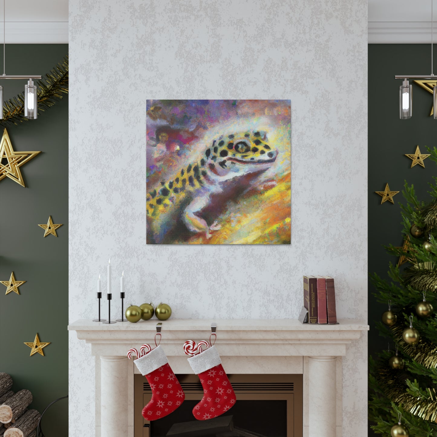 Leopard Gecko Sunrise - Canvas