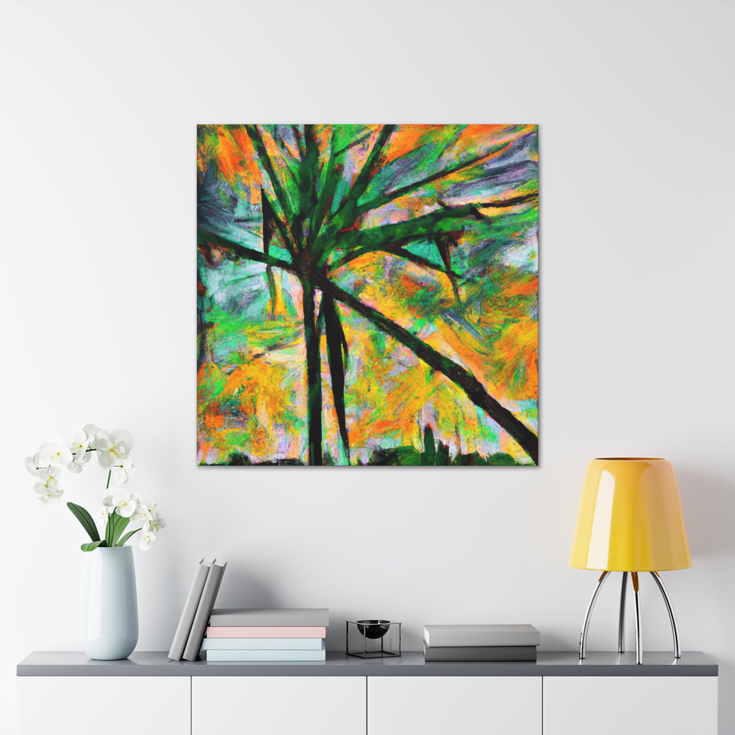 Palm in Abstraction - Canvas