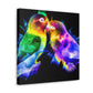 Lovebirds in Harmony - Canvas