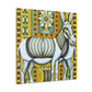 "Donkey in Deco Style" - Canvas