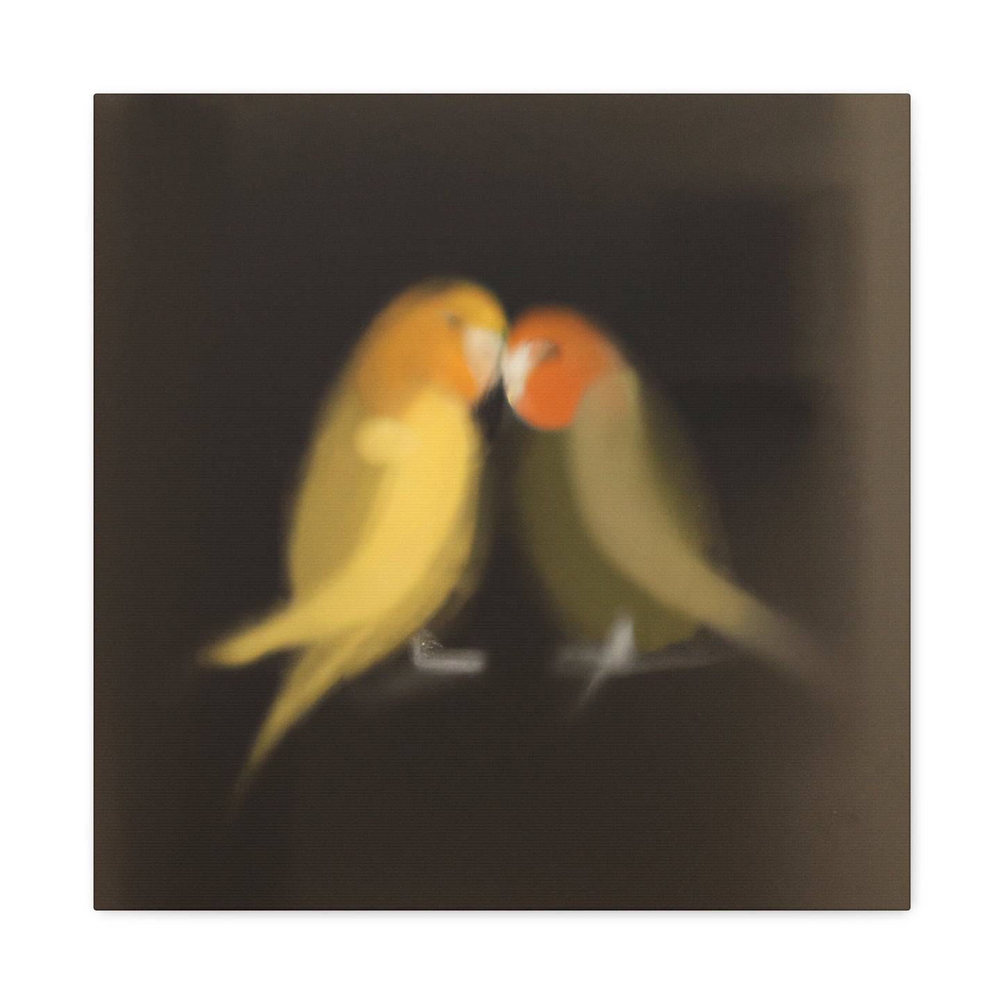 Lovebirds in Minimalism - Canvas