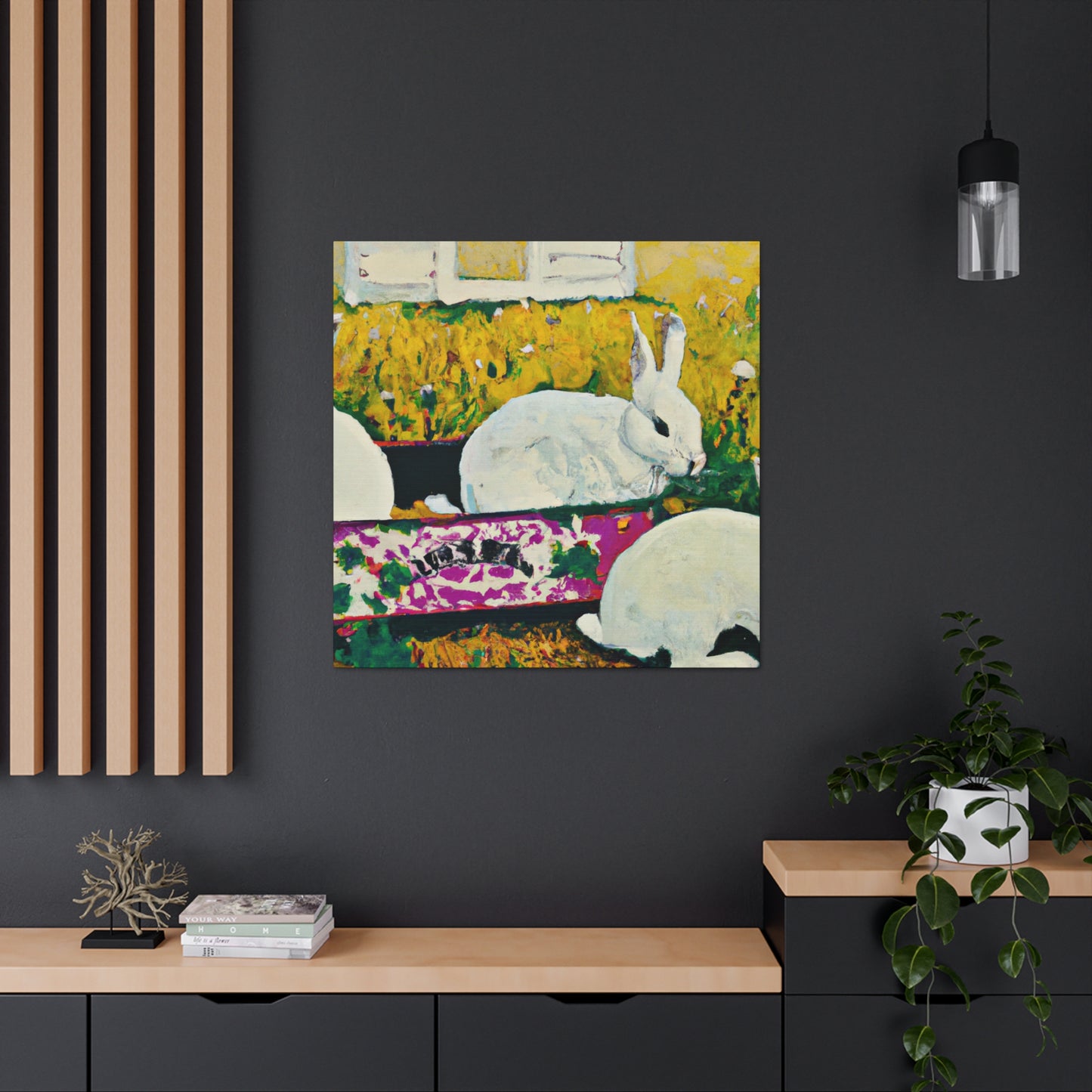 "Rabbit in Repose" - Canvas