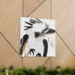 "Kookaburra in Flight" - Canvas