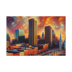 "Charm City Kaleidoscope" - Canvas