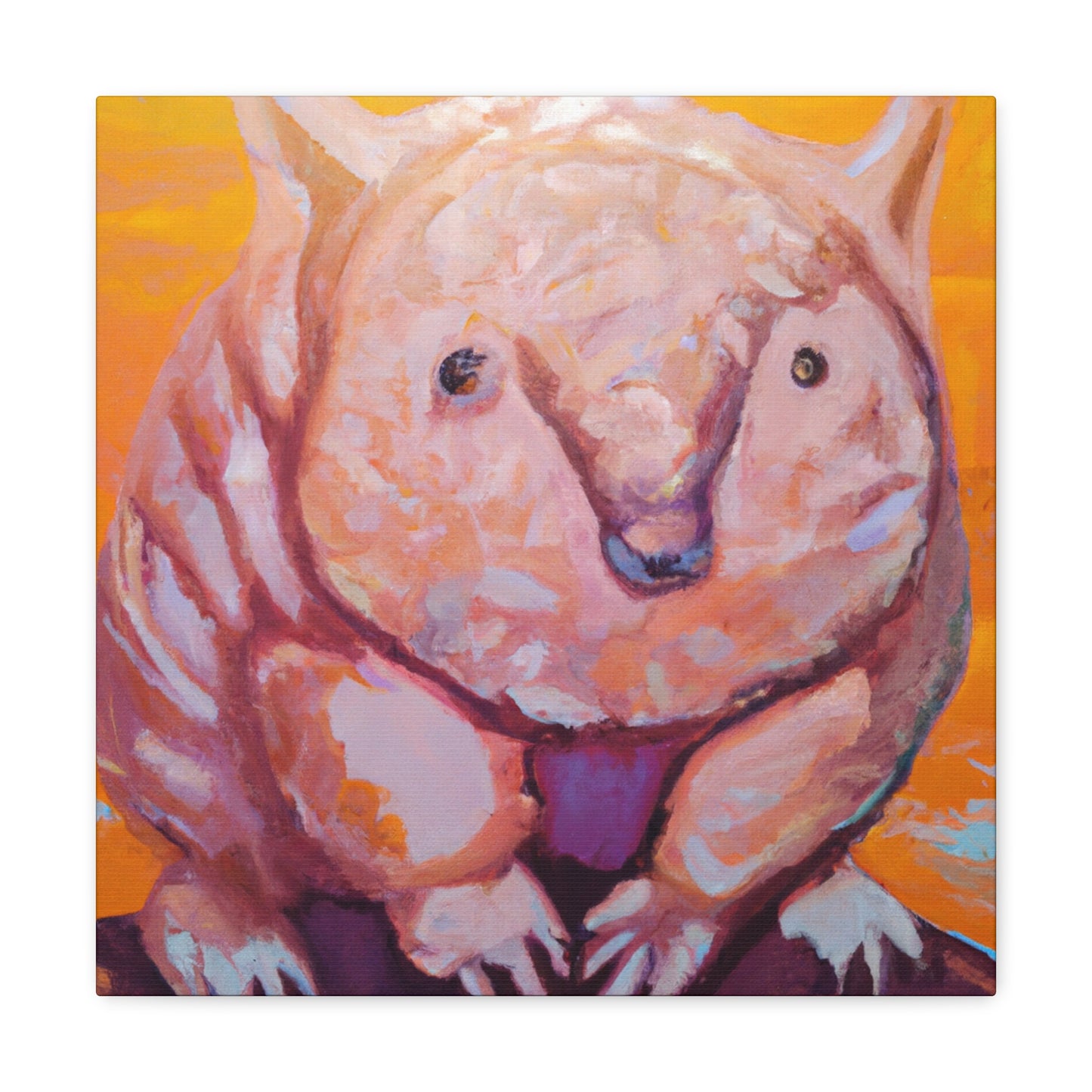 "Wombats in Wonderland" - Canvas