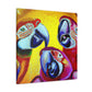 "Macaws in Wonderland" - Canvas