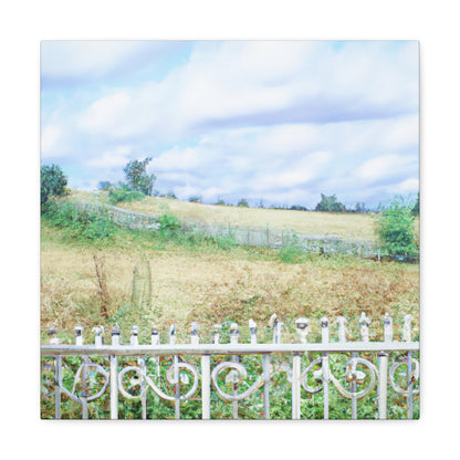 "Barnyard Fence Baroque" - Canvas