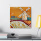 Windmill In Motion - Canvas