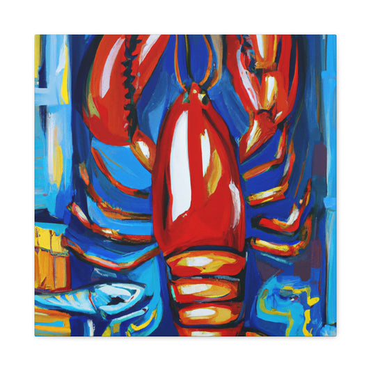 Lobster's Captivating Colors - Canvas