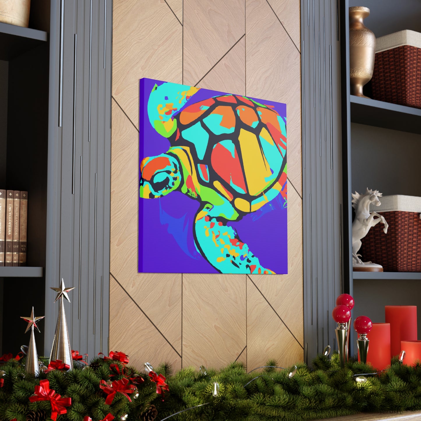 Sea Turtle Pop Brilliance - Canvas