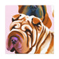 "Shar Pei Expressionism" - Canvas