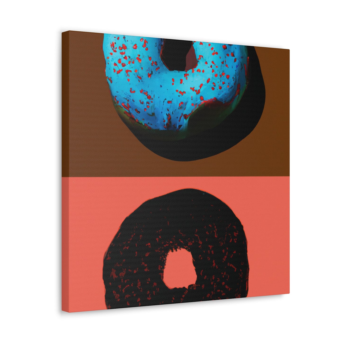 "Doughnut Delight Pop Art" - Canvas