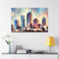 "Vibrant Urban Sunshine" - Canvas