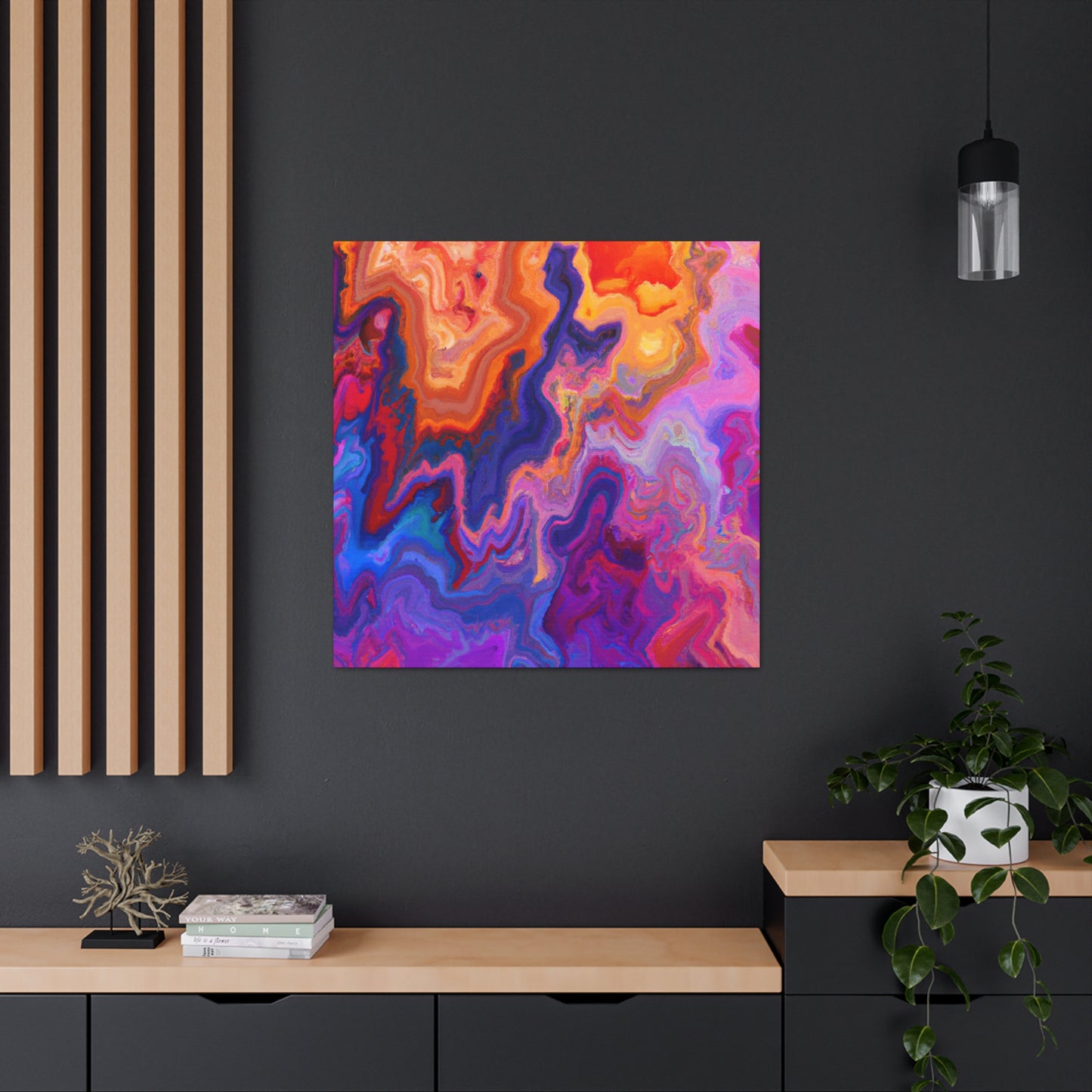 "Chromatic Celestial Moment" - Canvas