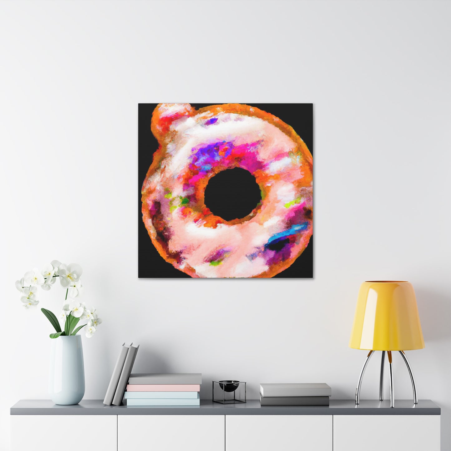 "Doughnut Fauvist Dream" - Canvas