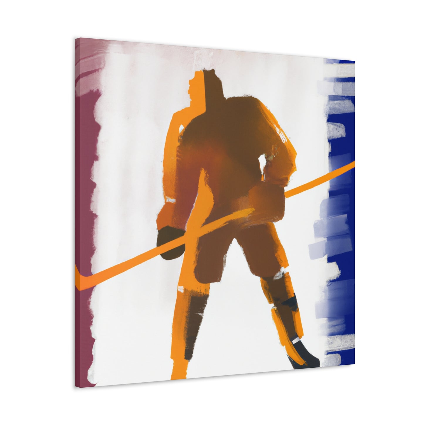 "Hockey on Ice" - Canvas