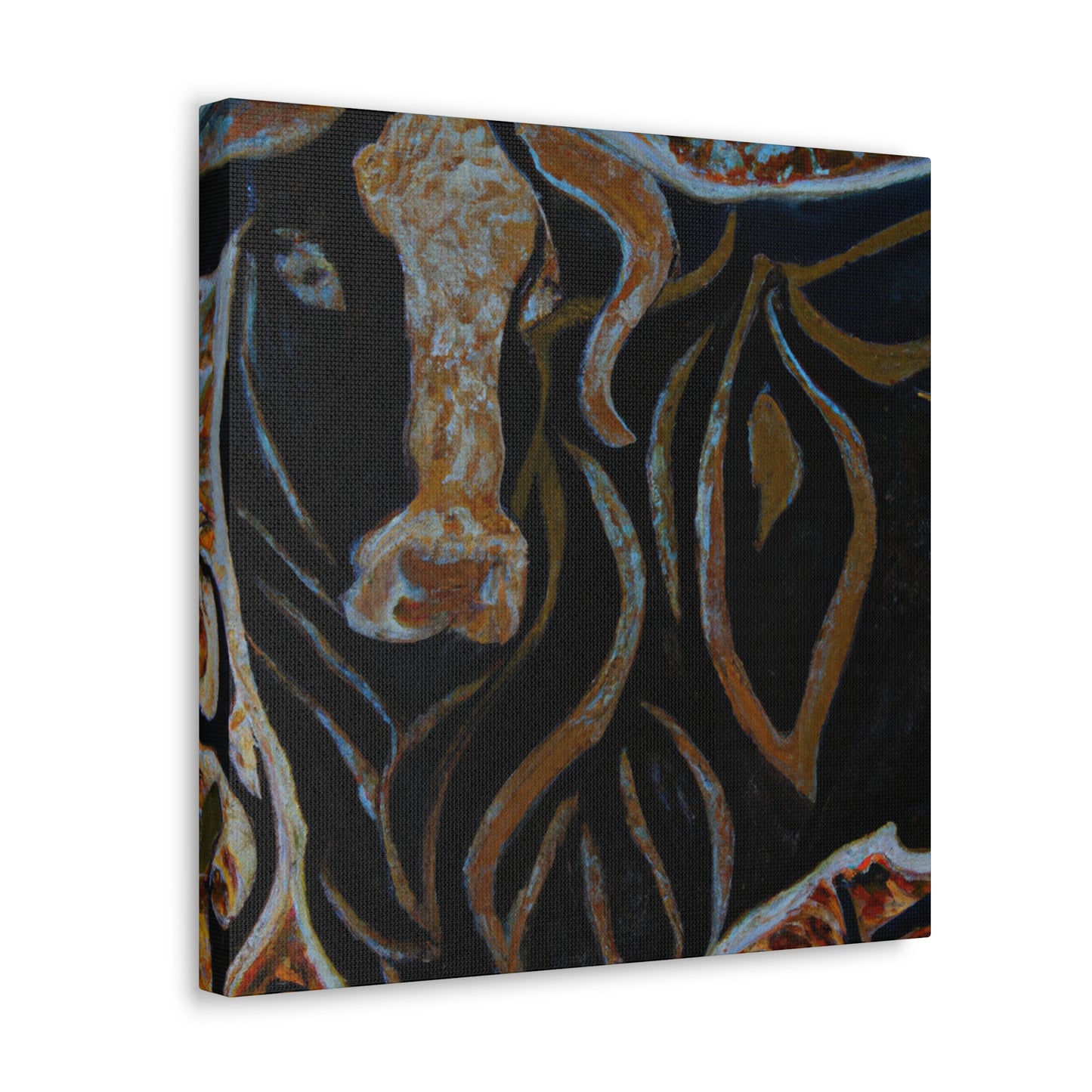 "Majestic Angus Regal Portrait" - Canvas