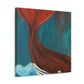 "Whales in Art Deco" - Canvas