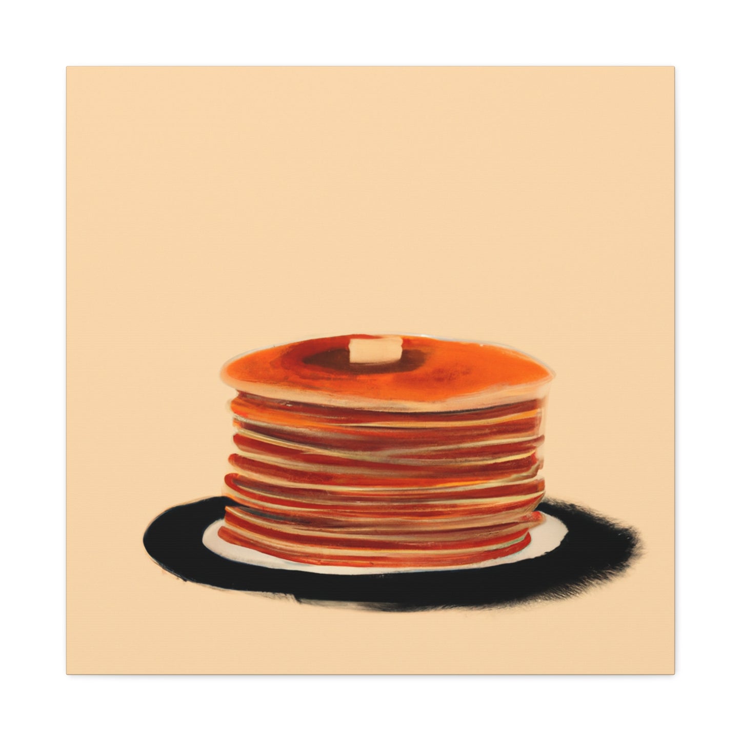 "Pancakes in Minimalism" - Canvas